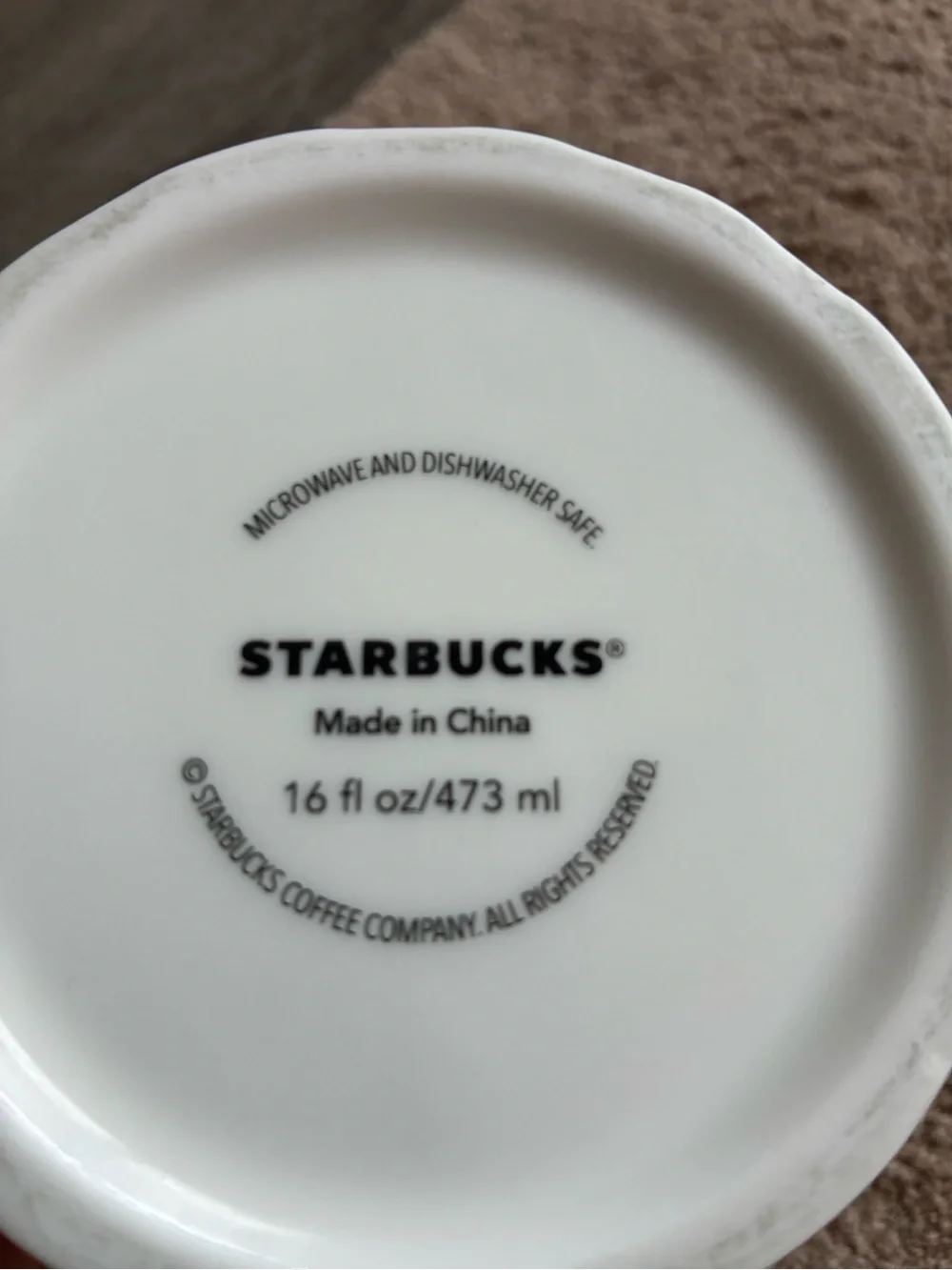 Starbucks Paris Mug 2011 Collector Series 16oz Black White Embossed City Coffee